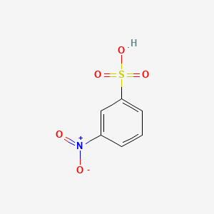 molecular formula C6H5NO5S B1214294 3-Nitrobenzenesulfonic acid CAS No. 98-47-5