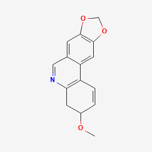 3-Methoxy-8,9-methylenedioxy-3,4-dihydrophenanthridine
