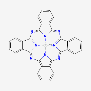 molecular formula C32H16CoN8 B1214335 Cobalt phthalocyanine CAS No. 36344-62-4