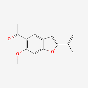 molecular formula C14H14O3 B1214344 Euparin methyl ether CAS No. 34293-13-5