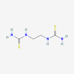 molecular formula C4H10N4S2 B12143563 1,1'-Ethylenebis(2-thiourea) CAS No. 10017-49-9