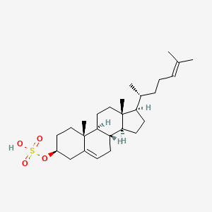 molecular formula C27H44O4S B1214361 Desmosterol sulfate CAS No. 54378-86-8