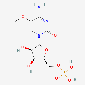 molecular formula C10H16N3O9P B1214369 Poly(5-methoxycytidylic acid) CAS No. 76528-22-8