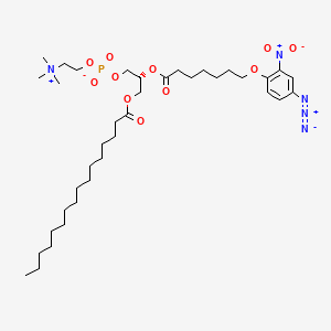 1-Palmitoyl-2-(7-(4-azido-2-nitrophenoxy)heptanoyl)-sn-glycero-3-phosphocholine