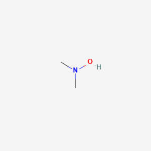 molecular formula C2H7NO B1214378 N,N-Dimethylhydroxylamine CAS No. 5725-96-2