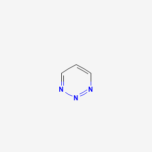 molecular formula C3H3N3 B1214393 Triazine CAS No. 12654-97-6