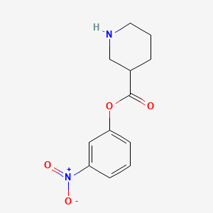 3-Piperidinecarboxylic acid 3-nitrophenyl ester