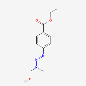 1-(4-Carbethoxyphenyl)-3-hydroxymethyl-3-methyltriazene