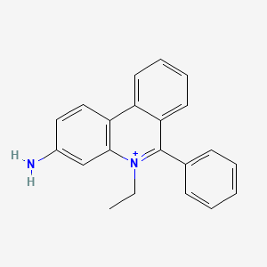 Phenanthridinium, 3-amino-5-ethyl-6-phenyl-