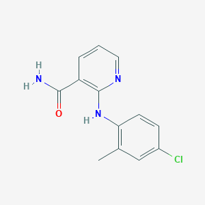 2-(4-Chloro-2-methylanilino)-3-pyridinecarboxamide