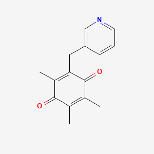 2,3,5-Trimethyl-6-(3-pyridylmethyl)-1,4-benzoquinone
