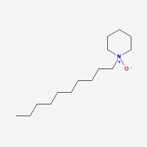 molecular formula C15H31NO B1214441 1-Decylpiperidine N-oxide CAS No. 74493-19-9