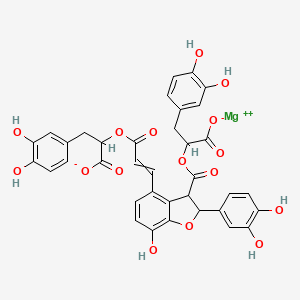 molecular formula C36H28MgO16 B1214445 Monomethyl lithospermate B 