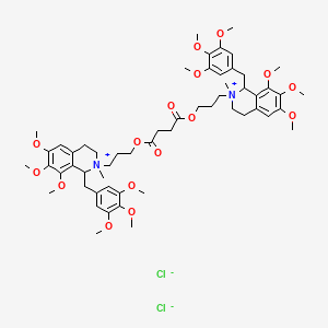 molecular formula C56H78Cl2N2O16 B1214447 Doxacurium chloride CAS No. 83348-52-1