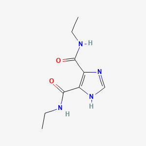 molecular formula C9H14N4O2 B1214451 Ethefil CAS No. 65-21-4