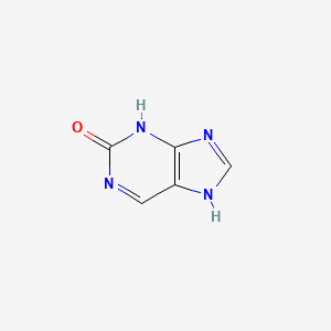 molecular formula C5H4N4O B1214463 2-Hydroxypurine CAS No. 2308-57-8