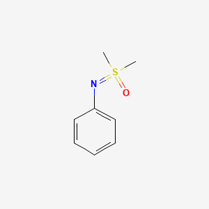 molecular formula C8H11NOS B1214478 S,S-dimethyl-N-phenylsulfoximide 