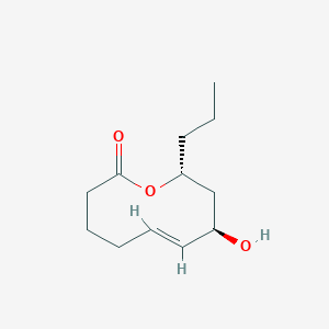 molecular formula C12H20O3 B1214479 Herbarumin III 