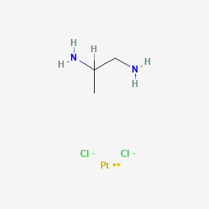 molecular formula C3H10Cl2N2Pt B1214499 Platinum propylenediamine dichloride CAS No. 17668-31-4