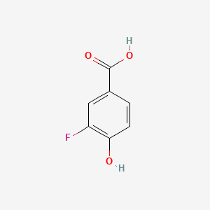 molecular formula C7H5FO3 B1214506 3-Fluoro-4-hydroxybenzoic acid CAS No. 350-29-8
