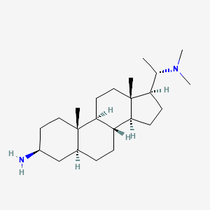 molecular formula C23H42N2 B1214514 Chonemorphine CAS No. 4282-07-9