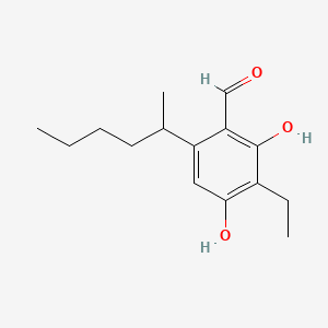 molecular formula C15H22O3 B1214528 Anguillosporal CAS No. 169970-73-4
