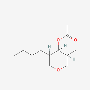 molecular formula C12H22O3 B1214541 5-Methyl-3-butyltetrahydropyran-4-yl acetate CAS No. 38285-49-3