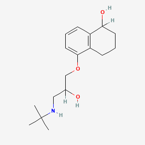molecular formula C17H27NO3 B1214544 Dihydrobunolol CAS No. 38947-37-4