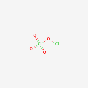 molecular formula ClOClO3<br>Cl2O4 B1214550 (Chlorooxy)chlorane trioxide CAS No. 27218-16-2
