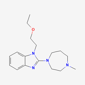 molecular formula C17H26N4O B1214569 Emedastine CAS No. 87233-61-2