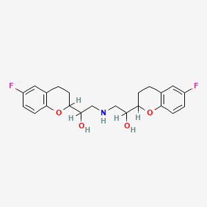 molecular formula C22H25F2NO4 B1214574 Nebivolol CAS No. 99200-09-6