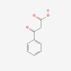 molecular formula C9H8O3 B1214576 3-Oxo-3-phenylpropanoic acid CAS No. 614-20-0