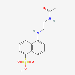 5-[(2-Acetamidoethyl)amino]naphthalene-1-sulfonic acid
