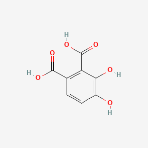 molecular formula C8H6O6 B1214579 3,4-Dihydroxyphthalic acid CAS No. 82784-82-5