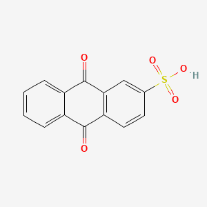 molecular formula C14H8O5S B1214590 2-蒽醌磺酸 CAS No. 84-48-0