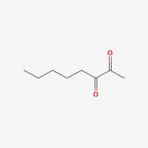 molecular formula C8H14O2 B1214595 2,3-Octanedione CAS No. 585-25-1