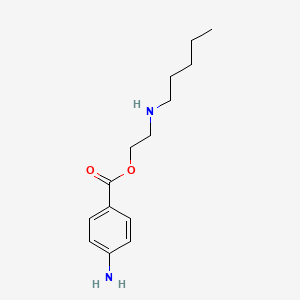 molecular formula C14H22N2O2 B1214596 Naepaine CAS No. 2188-67-2