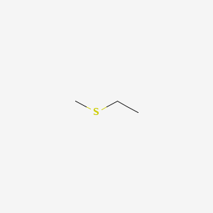 molecular formula C3H8S B1214599 Methylsulfanylethane CAS No. 624-89-5