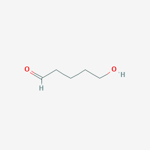 molecular formula C5H10O2 B1214607 5-Hydroxypentanal CAS No. 4221-03-8