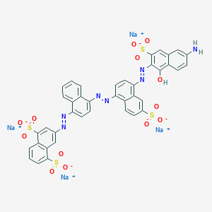 molecular formula C40H27N7O13S4 B1214608 Direct Blue 71 CAS No. 4399-55-7