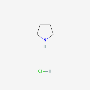 molecular formula C4H10ClN B1214614 pyrrolidine hydrochloride CAS No. 25150-61-2