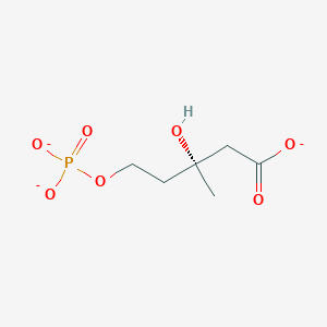 molecular formula C6H13O7P B1214619 Mevalonate 5-phosphate CAS No. 73566-35-5