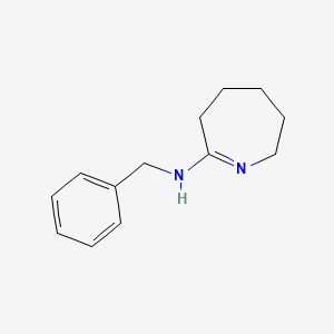 molecular formula C13H18N2 B12146237 2H-Azepin-7-amine, 3,4,5,6-tetrahydro-N-(phenylmethyl)- CAS No. 7048-72-8