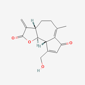 molecular formula C15H16O4 B1214627 8-Deoxylactucin CAS No. 65725-10-2