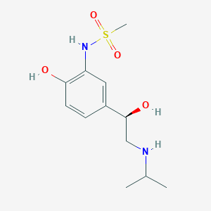 molecular formula C12H20N2O4S B1214634 R-Soterenol 