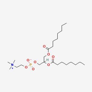molecular formula C24H48NO8P B1214642 1,2-Octanoylphosphatidylcholine CAS No. 41017-85-0