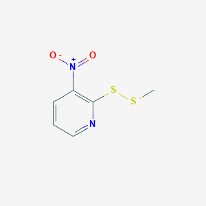 molecular formula C6H6N2O2S2 B1214662 3-Nitro-2-pyridyl disulfide CAS No. 82650-28-0