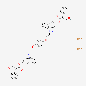 molecular formula C44H58Br2N2O8 B1214673 Deb-bisatropinium CAS No. 91318-09-1