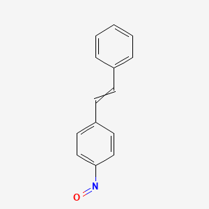 molecular formula C14H11NO B1214678 1-Nitroso-4-(2-phenylethenyl)benzene 