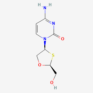 molecular formula C8H11N3O3S B1214696 Apricitabine CAS No. 143338-12-9